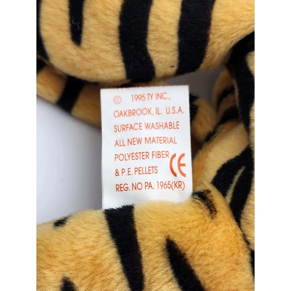 TY Beanie‎ Baby - STRIPES the Tiger (8.5 inch)